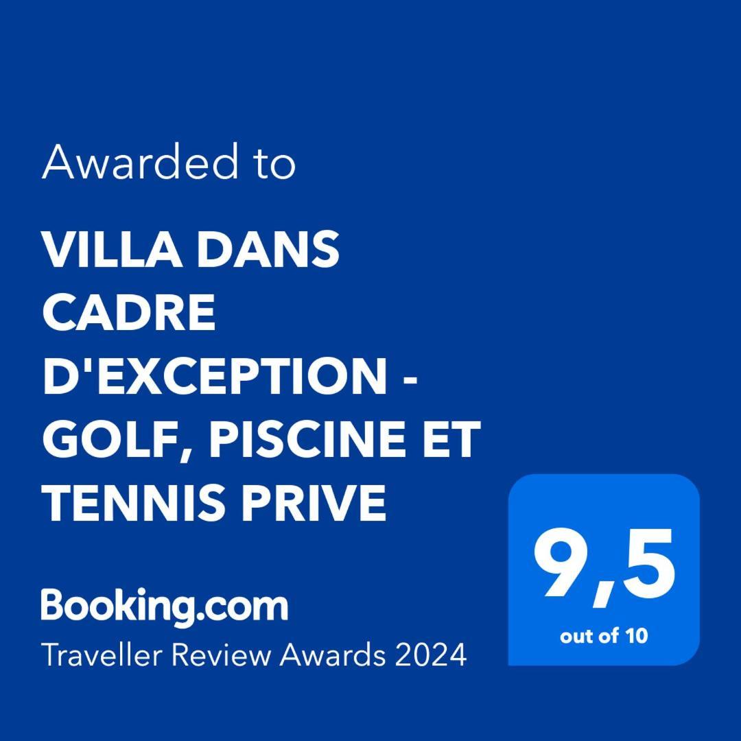 Villa Dans Cadre D'Exception - Golf, Piscine Et Tennis Prive Saint-Cyr-sur-Mer Exterior foto